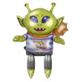 air helium inflatable astronaut alien foil balloon 3d